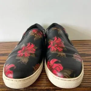 Coach Black Floral Sneakers Men’s Size 10D/EUR 43 Coach | Shoes | Coach Mens Signature Leather Slip On Size 2d  main image 3